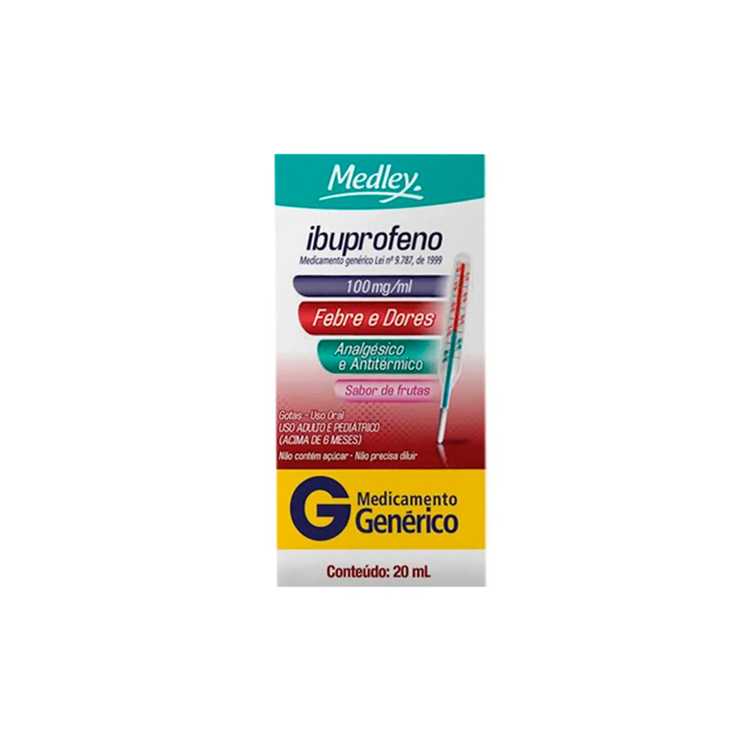 Ibuprofeno 100mg/mL Medley (20ml)